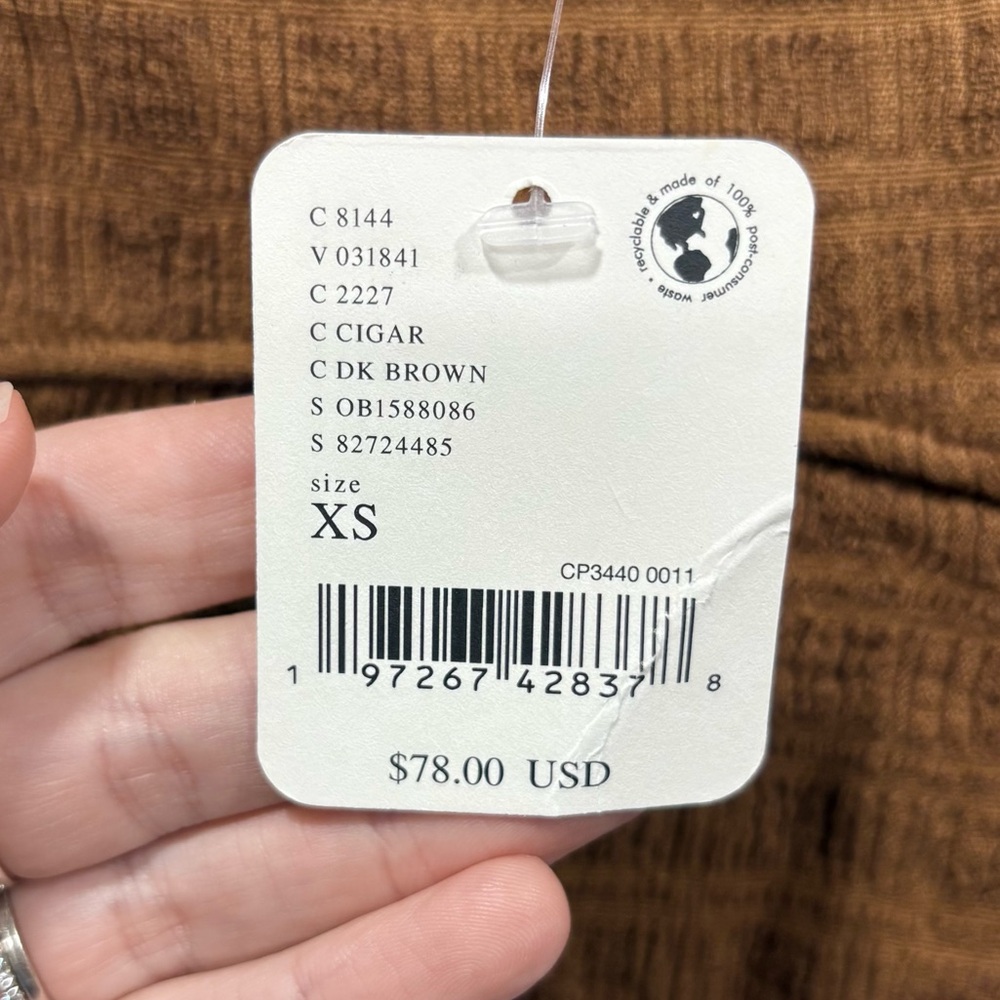 Free People Rust Brown Mini Dress - Picture 6 of 8